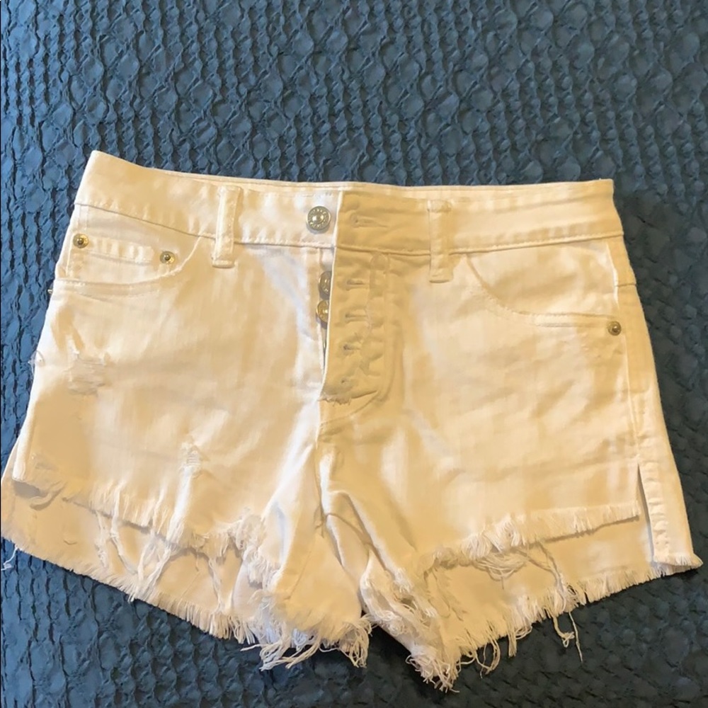 White Shorts